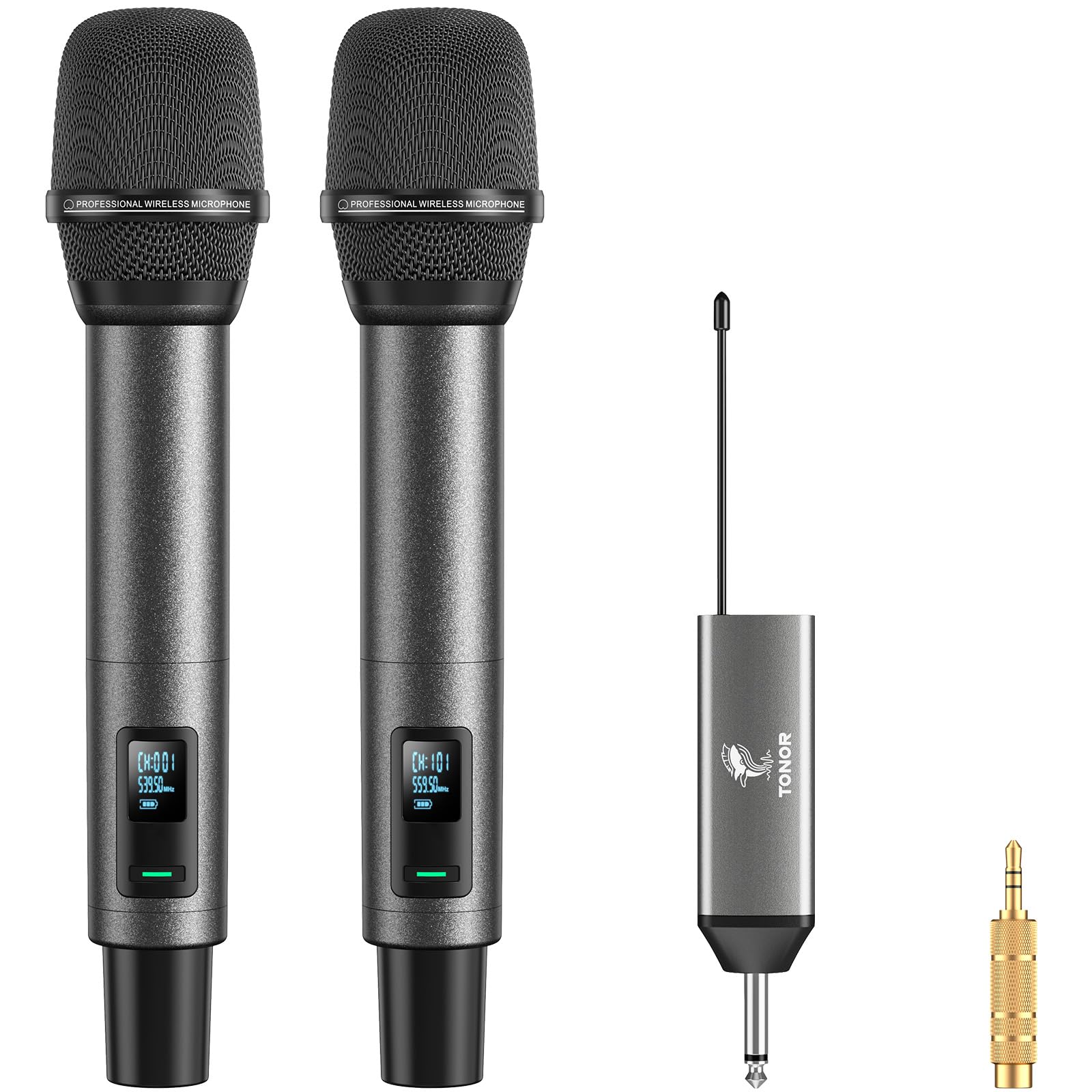 Amazon.com: TONOR Wireless Microphones, UHF Rechargeable Cordless
